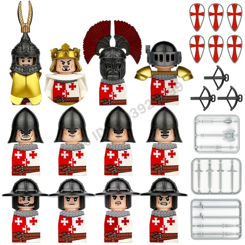 Lego Set Technic - Kreuzritter Tempelritter Römische Krieger Mittelalter Europa