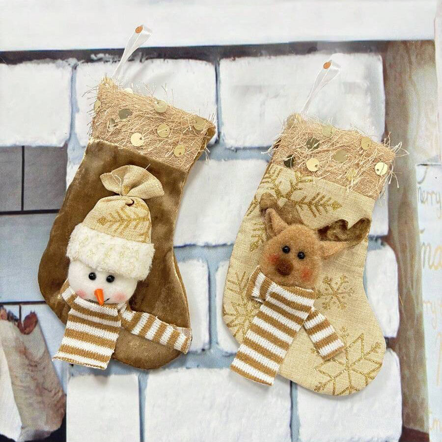3 Stück Weihnachtsdekorationss – Christmas Stocking Hanging Bewertung und Preis