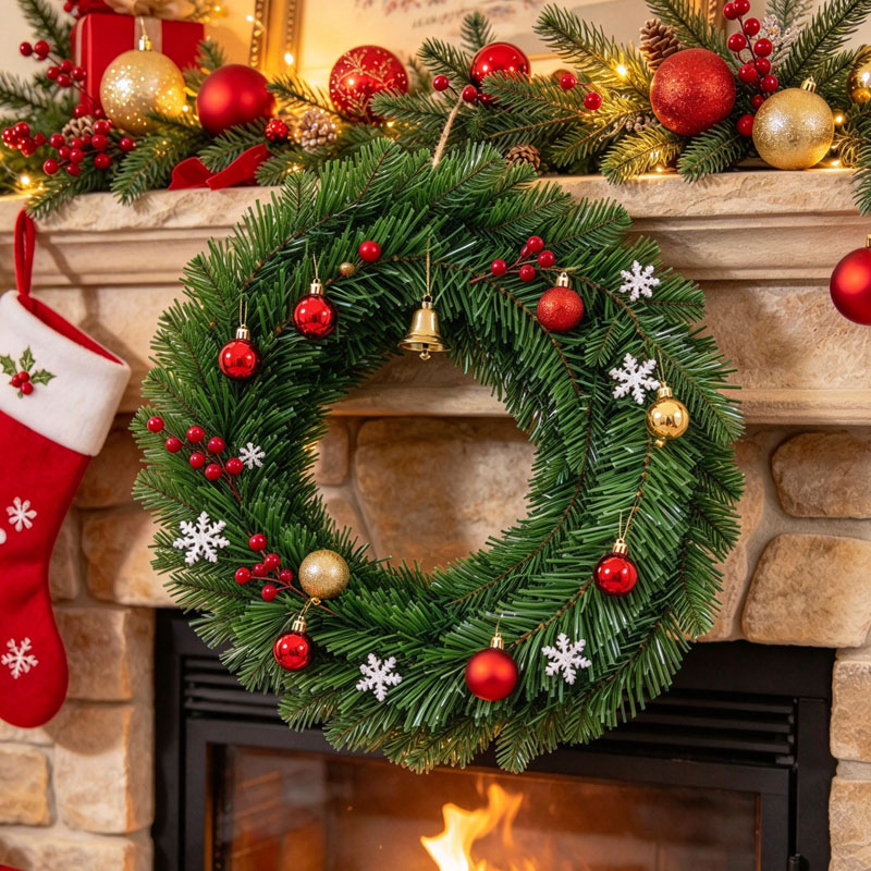 Grüne Kiefer-Weihnachtsgirland – Tinsel Garland Decoration Bewertung und Preis