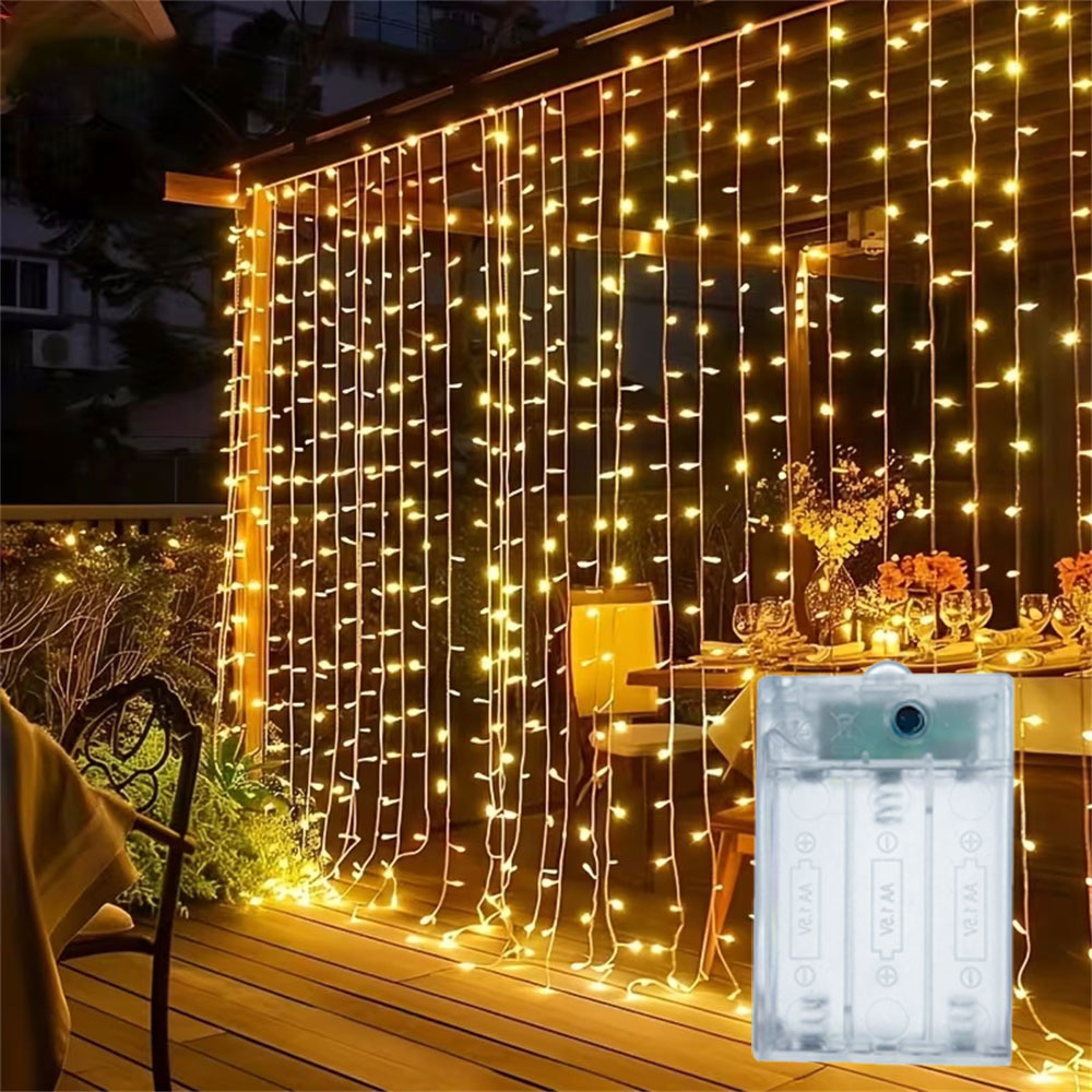 3/6m Vorhang-LED-Lichterkette, – Led Fairy String Lights Bewertung und Preis