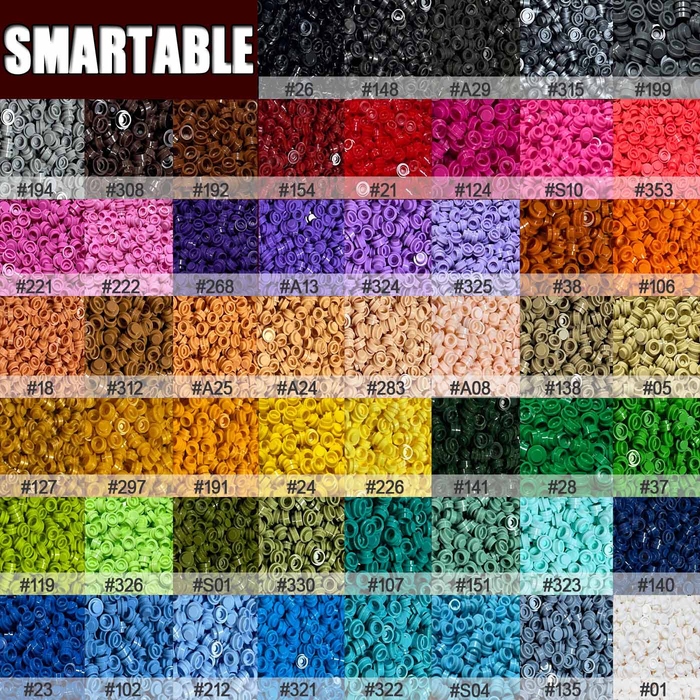 Runde Platte 1x1 DIY Pixel Art – Lego Set City Bewertung und Preis