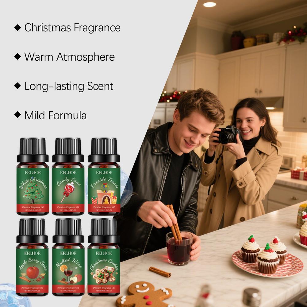 6-in-1 Aromatherapie-Set mit ä – Holiday Candle Set Bewertung und Preis